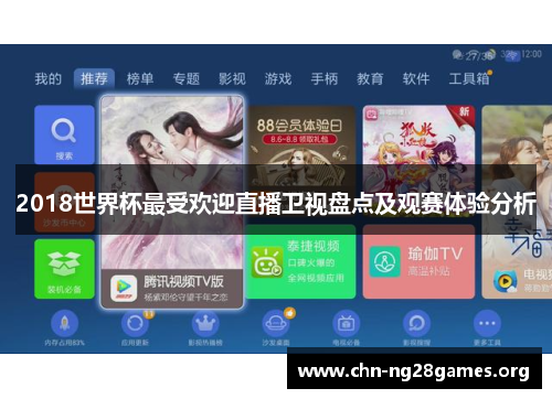 2018世界杯最受欢迎直播卫视盘点及观赛体验分析